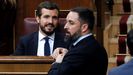 Tropezón de Adriana Lastra y empujones entre Vox y Ciudadanos en la constitución de las Cortes