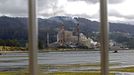 La fábrica de Ence, en la parroquia de Lourizán, en Pontevedra