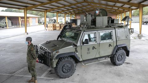 Uno de los efectivos que participarán en el despliegue del Regimiento de Infantería ?Príncipe? nº3 en Irak y Mali