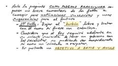 Notas manuscritas de la planficaci�n del 23F, noviembre de 1980.