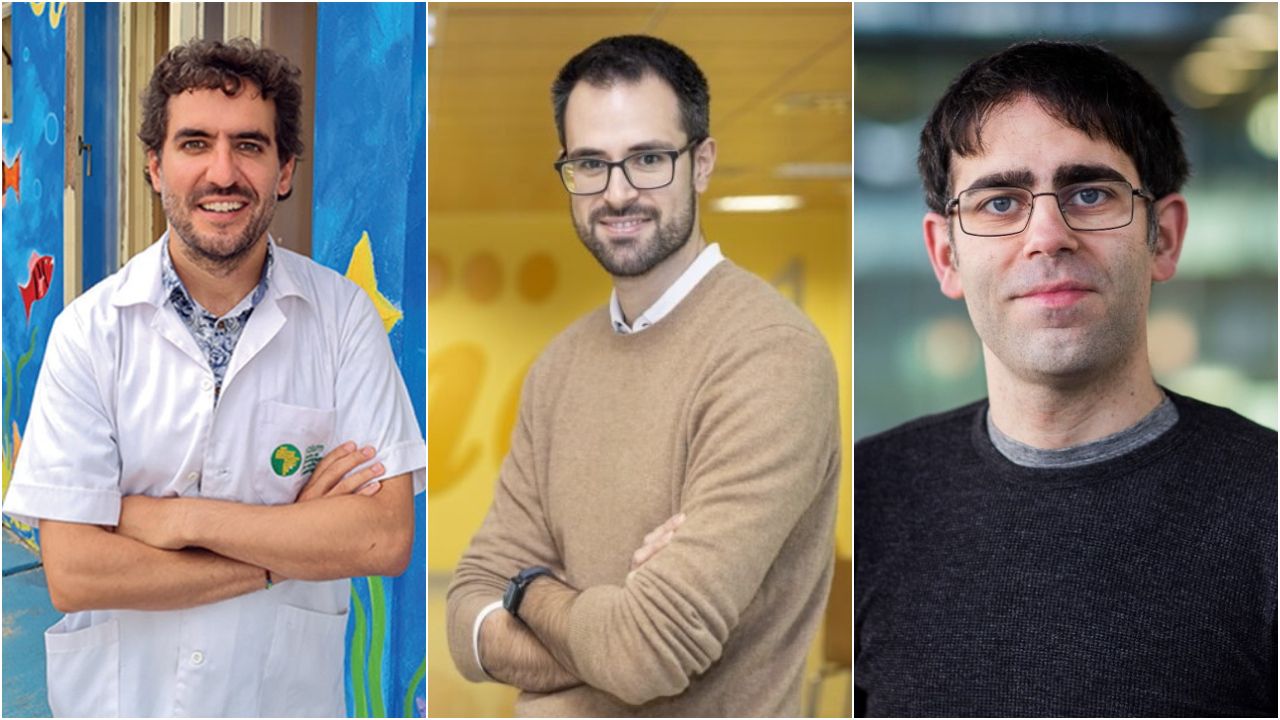 Brais M�ndez: �Con solo contar lo que te pasa, puedes ayudar a que otro no se sienta invisible�.De izquierda a derecha, Alberto Garc�a Basteiro, Marcos D�az Gay y Jes�s Mosquera Mosquera