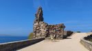 Ruinas de la torre de A Lanzada, en Noalla, Sanxenxo