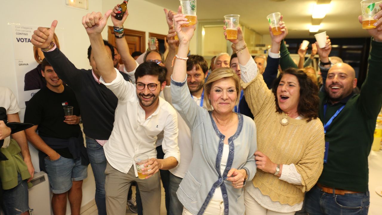 Ana Granja celebra su victoria en Vilagarca