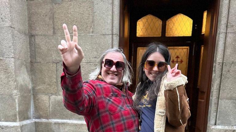 Francesco Carini y Carmela Warhol