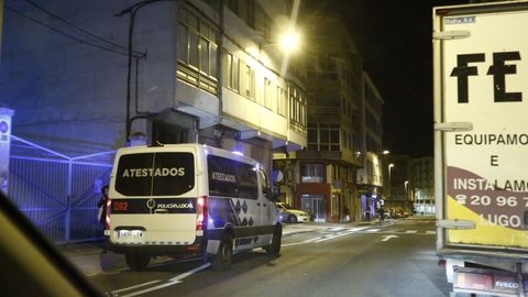 Uno de los registros se realizó en una vivienda ubicada en el cruce entre la rúa río Navia y la rúa río Ser.