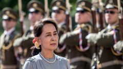 Suu Kyi , en una fotografía de archivo del junio del 2019.