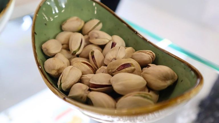 Pistachos de la variedad «Kerman».