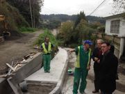 El alcalde y el concejal de Infraestructuras visitaron las obras esta ma�ana