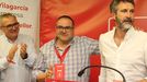 El socialista Alberto Varela, a la derecha de la imagen, preside la Fegamp desde el 2019