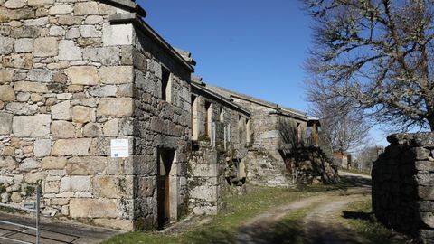 Aldea de O Salgueiro, en el parque natural del Xurés, en Muíños.