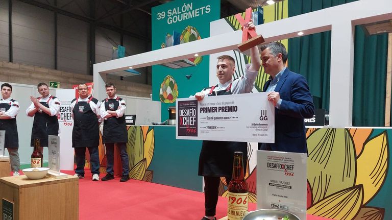 Doble premio para la gastronomía gallega a nivel nacional en el Desafío XChef by 1906 de Estrella Galicia en el Salón Gourmets