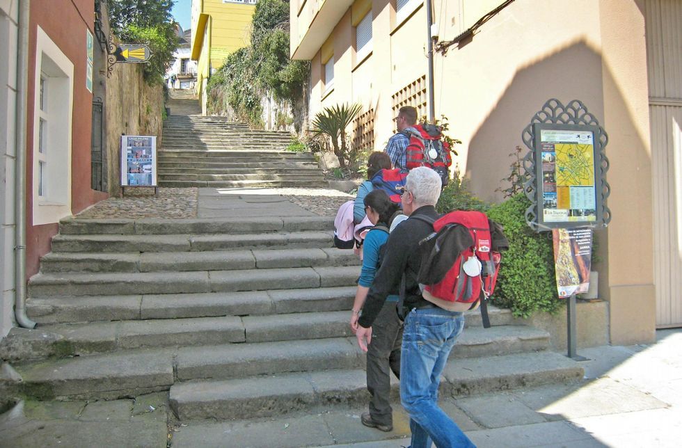 Sarria es uno de los grandes puntos de referencia en el trayecto del Cami�o Franc�s. 