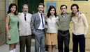 Vicente Cortzar (en el centro), con el resto de su familia. RTVE