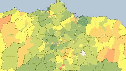 Atlas de Distribucin de Renta de los Hogares en el rea central de Asturias