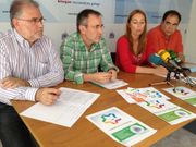 L�pez Soto, Sarmiento, Jabares y Fern�ndez Iglesias, en la rueda de prensa