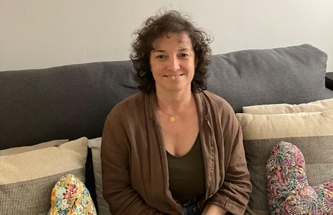 Mnica Hevia, enferma de cncer de mama