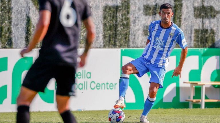 Juanfran Moreno, con el Málaga