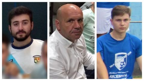 De izquierda a derecha: Izan Garrido, Juan Carlos Goldar y Rodrigo Rodríguez Ruel