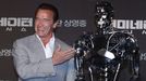 Arnold Schwarzenegger en la presentación de «Terminator Génesis»