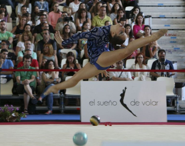 Un momento de la competición de pelota en Pontevedra.