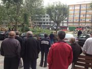 Vecinos del Agra siguiendo la tala de los �rboles