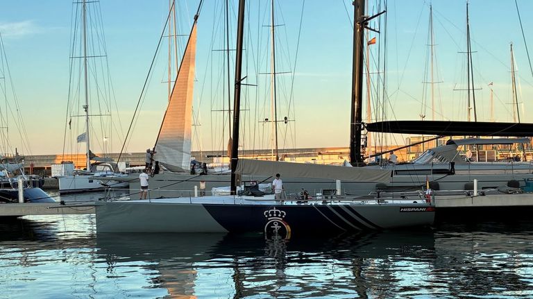 Todo preparado para la primera regata del Hispania