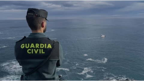 Imagenes del dispositivo de b�squeda de la Guardia Civil de este martes.