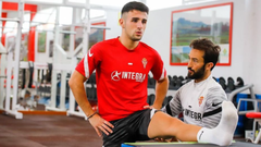 Rafa M�ndez trabajando junto a David Arg�elles
