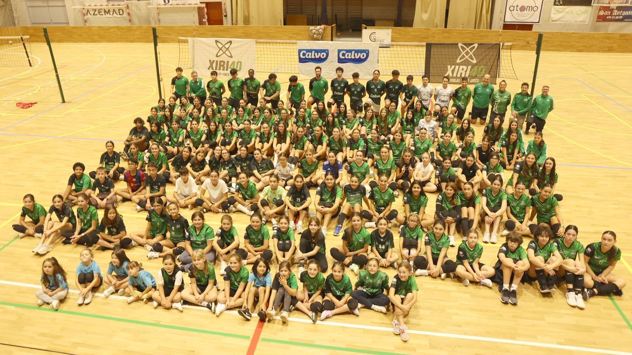 Rosala Veiga, durante un entrenamiento en el gimnasio Origen FR de Ribadeo.