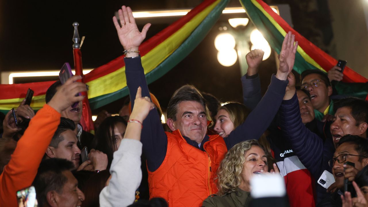 El candidato a la presidencia de Bolivia, Rodrigo Paz Pereira