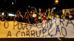 Protesta en Brasil