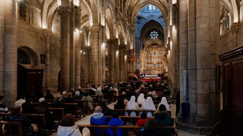 El acto religioso se celebr en la catedral de Ourense.