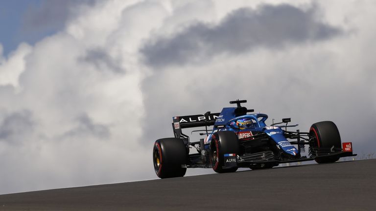 Fernando Alonso en el Gran Premio de Portugal