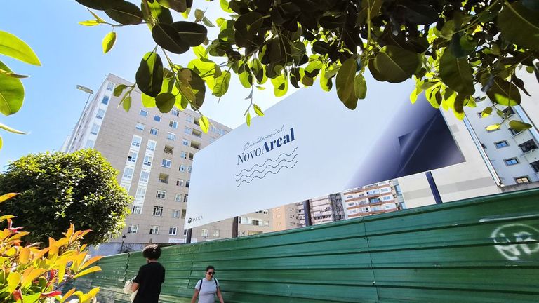 El grupo de Ángel Jove rescata la mayor urbanización prevista en la calle Areal en Vigo