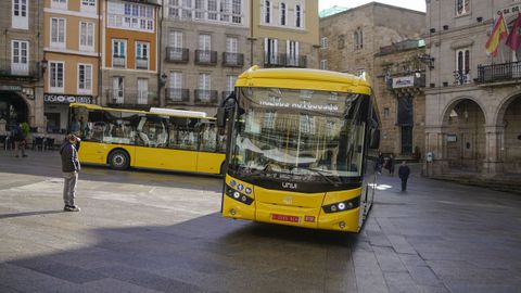Nuevos modelos de los autobuses urbanos de Ourense.
