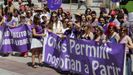Manifestación pro-aborto en Vigo del año 2014