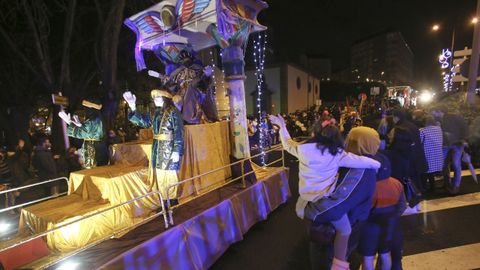 Cabalgata de Reyes en Ferrol, el año pasado