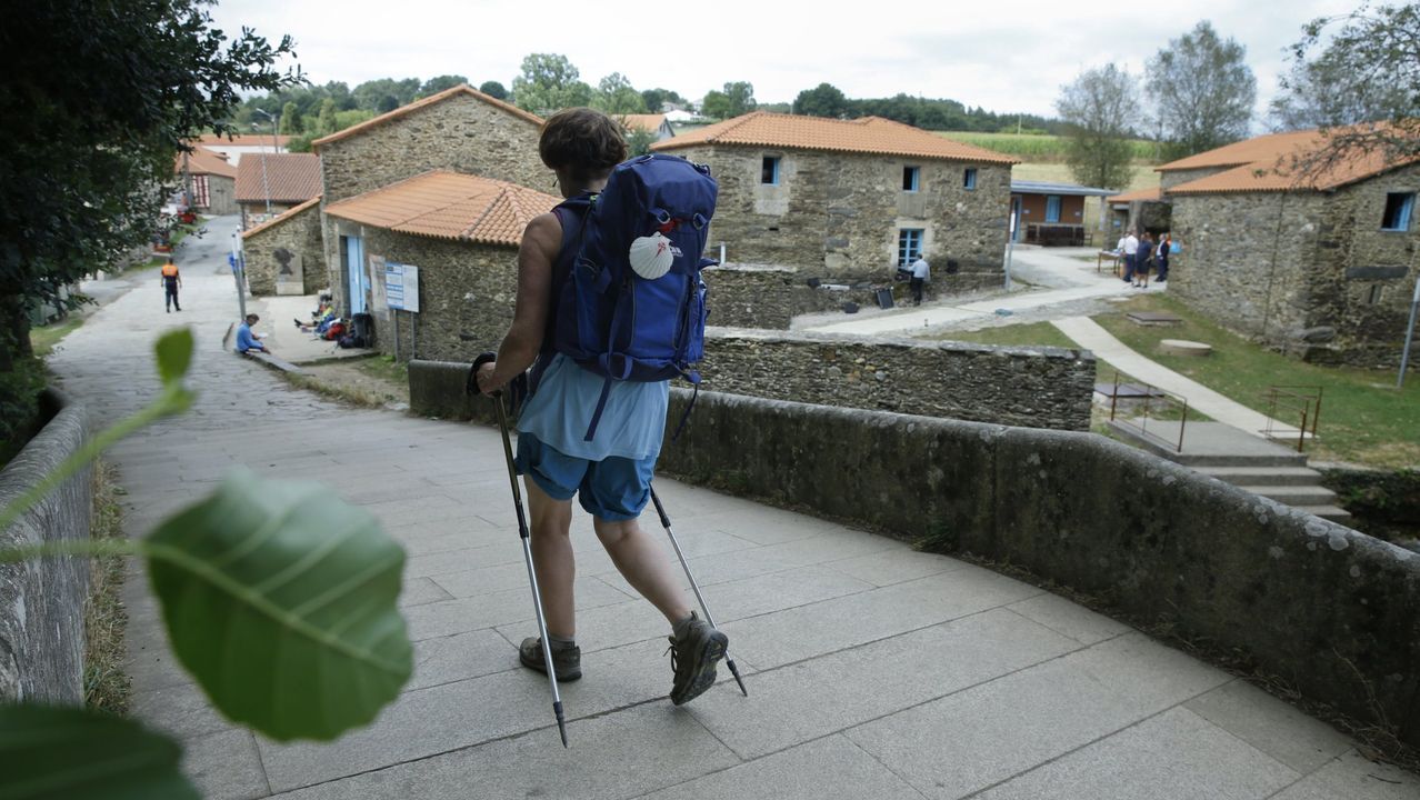 Kitesurf en A Illa.Albergue de peregrinos de Ribadiso