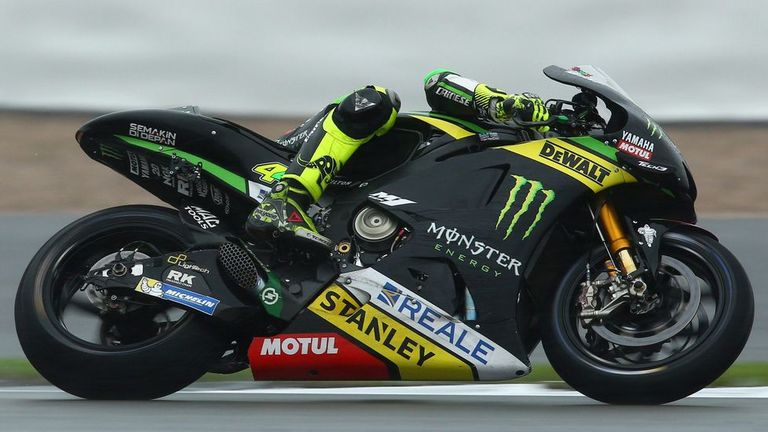 Pol Espargaró, durante los entrenamientos en Silversonte