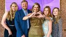 La reina de Holanda compartió su posado eurovisivo en familia en Instagram