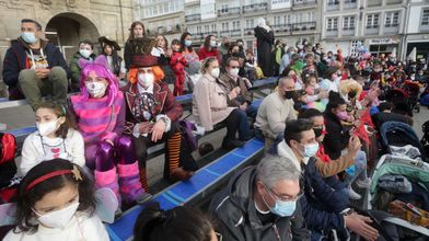 Animación en el desfile infantil de disfraces