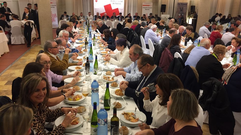 Las im�genes de una noche solidaria en Sarria