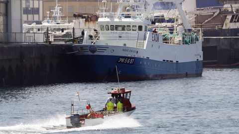 Pesqueros en el puerto de Vigo (foto de archivo), que concentra las subvenciones del Next Generation para innovación en pesca, acuicultura y transformación