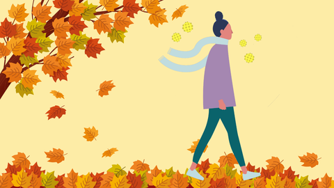 Es frecuente que el otoño venga acompañado del empeoramiento de patologías, entre ellas el catarro o la dermatitis atópica. 