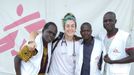 La oenegé Médicos Sin Fronteras operando en Sudán del Sur