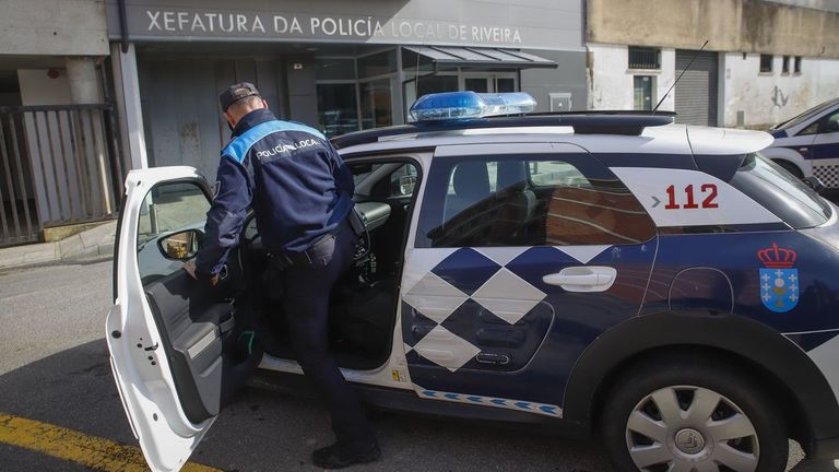 Imagen de archivo de la Policía Local de Ribeira