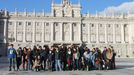 Foto de archivo del viaje de fin de curso de los alumnos del instituto Sanxillao a Madrid.