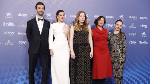 El equipo de La maternal, nominada a mejor película,
