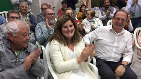 Marían Ferreiro celebra el resultado de TEGA en Narón