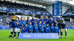 Alineacin del Real Oviedo ante el Rayo Vallecano